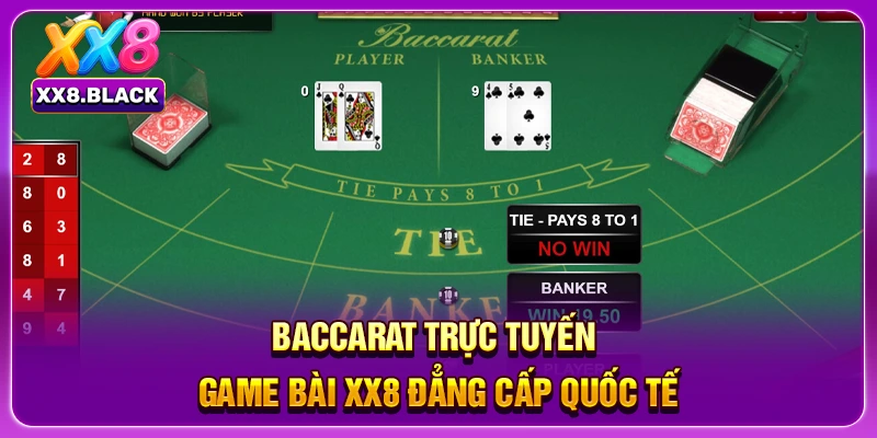 Baccarat trực tuyến - Game bài XX8 đẳng cấp quốc tế